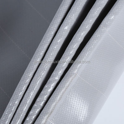 Rolo de lona de PVC não tecido para construção exterior de trabalho pesado Protector à prova de chuva