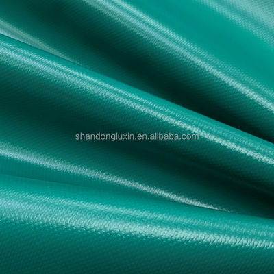 Blue Fireproof Waterproof Canvas PVC Tarpaulin Tamanhos e lista para canteiros de obras