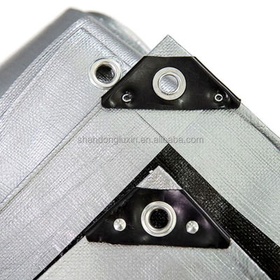 50-300gm Folha de cobertura de lona impermeável revestida com telha de PE para protecção ao ar livre