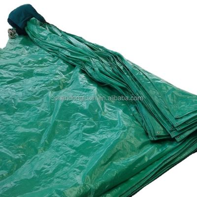 Folha de lonas do Paquistão Lantejoulas pesadas 200 gsm Tecido verde para revestimento exterior