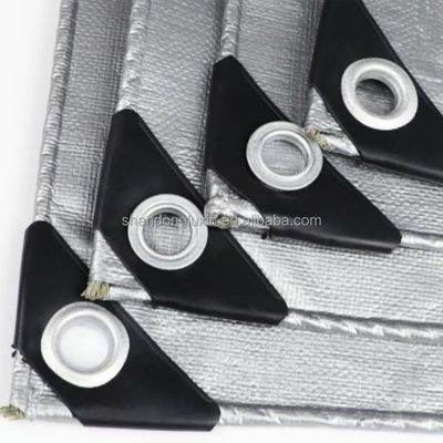 80gm-200gm Tela de cobertura de polietileno plástico de polietileno preto Tela pesada Tela impermeável PE