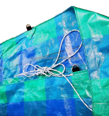 Densidade 6*6-16*16 PE Tarpaulin para proteção de cobertura de camiões pesados e carga