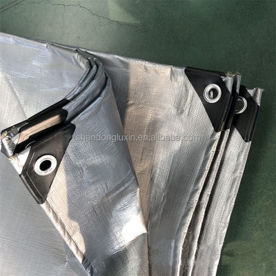 Impermeável Estripe Estilo PE Tarpaulin Industrial Multi Propósito Proof de Umidade Sunproof